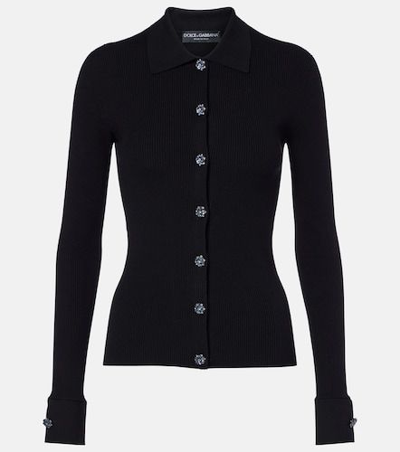 Cardigan aus Rippstrick - Dolce&Gabbana - Modalova