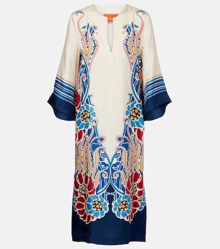 Printed silk satin kaftan - La DoubleJ - Modalova