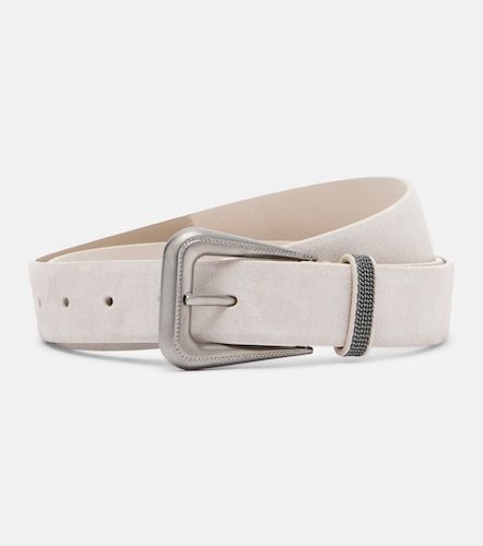 Monili suede belt - Brunello Cucinelli - Modalova