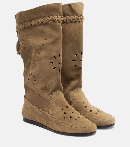 Stiefel Welky aus Veloursleder - Isabel Marant - Modalova