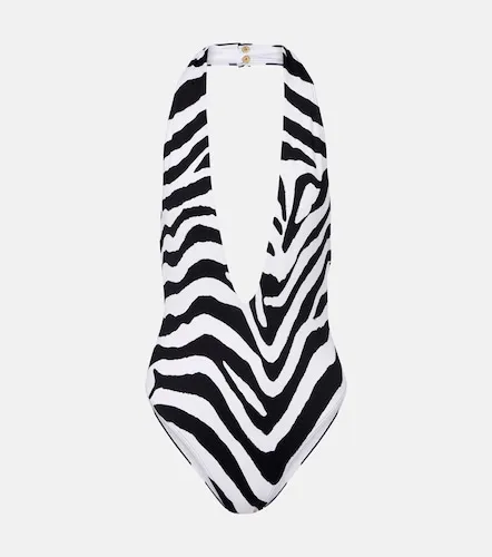 Balmain Zebra-print swimsuit - Balmain - Modalova