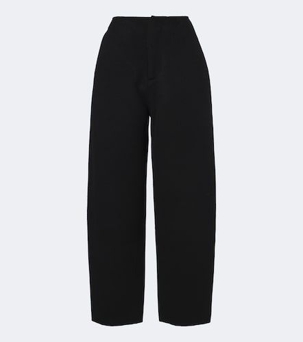Double wool and cashmere barrel-leg pants - Lisa Yang - Modalova