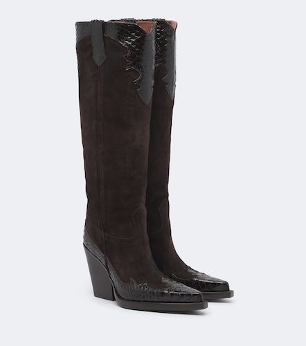 El Dorado suede cowboy boots - Paris Texas - Modalova