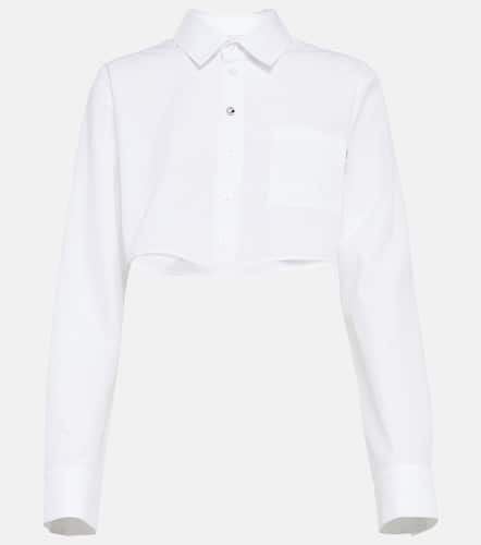 Coperni Cropped cotton shirt - Coperni - Modalova