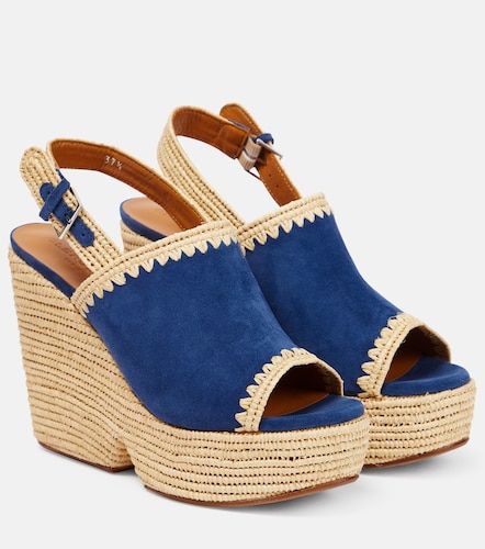 Sandali Damya in suede con zeppa - Clergerie - Modalova