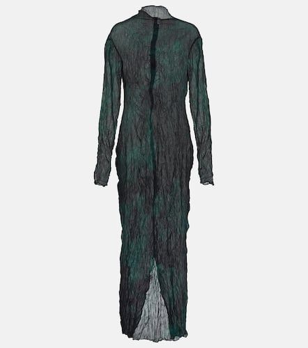 Printed semi-sheer maxi dress - Acne Studios - Modalova