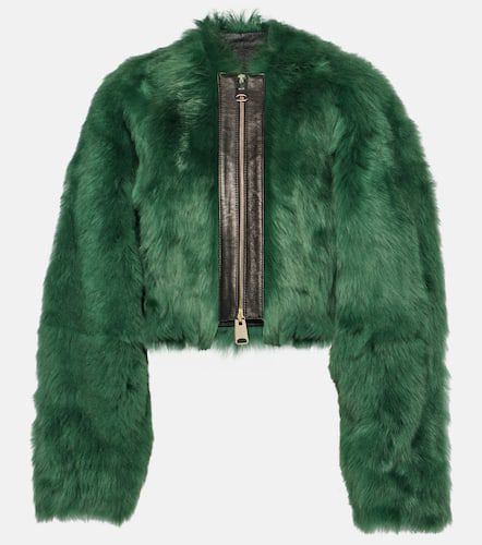 Gracell cropped shearling jacket - Khaite - Modalova