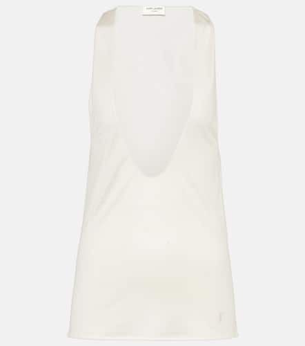 Saint Laurent Silk tank top - Saint Laurent - Modalova