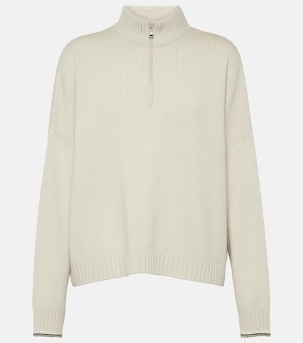 Pullover in lana, cashmere e seta - Brunello Cucinelli - Modalova