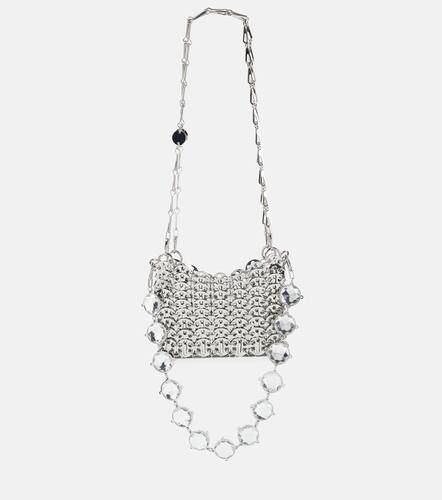 Mini crystal-embellished shoulder bag - Rabanne - Modalova