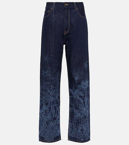 Jungle printed high-rise jeans - Alanui - Modalova