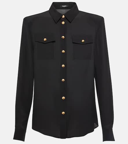 Balmain CrÃªpe de chine shirt - Balmain - Modalova