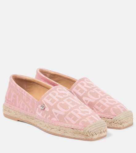 Allover canvas espadrilles - Versace - Modalova