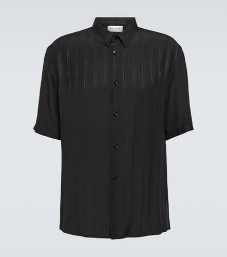 Cassandre striped silk shirt - Saint Laurent - Modalova