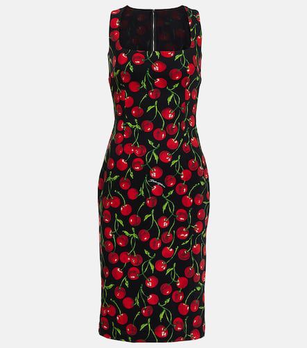 Vestido corto estampado - Dolce&Gabbana - Modalova