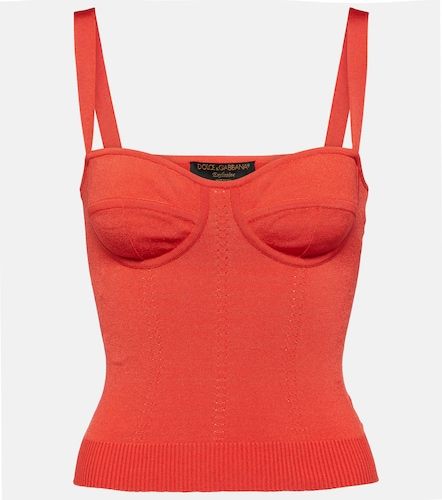 Dolce&Gabbana Gestricktes Bustier - Dolce&Gabbana - Modalova