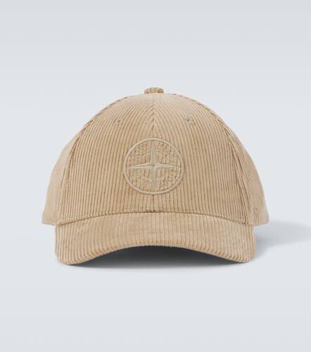 Compass cotton corduroy baseball cap - Stone Island - Modalova