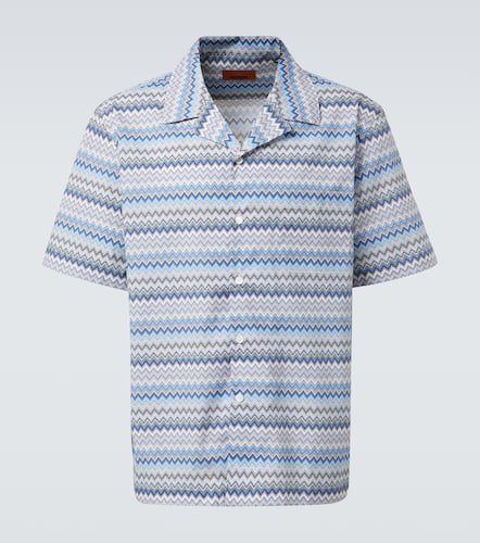 Camicia bowling in cotone a zig-zag - Missoni - Modalova