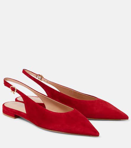 Ballerine slingback in suede - Gianvito Rossi - Modalova