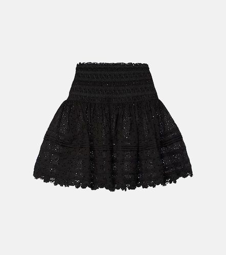 Galia smocked miniskirt - Poupette St Barth - Modalova