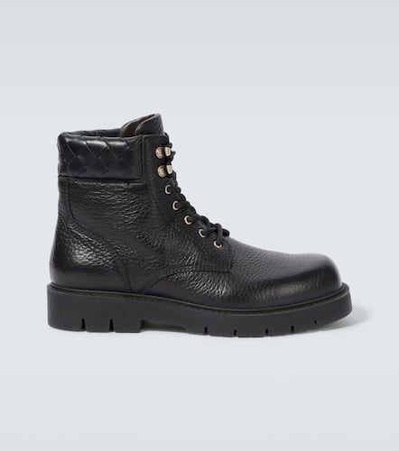 Haddock leather lace-up boots - Bottega Veneta - Modalova