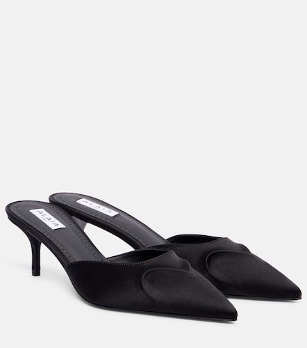Alaïa Mules Le Cœur 3D 55 de satén - Alaia - Modalova