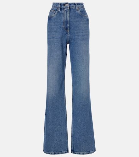 Jeans a gamba larga a vita alta - Prada - Modalova