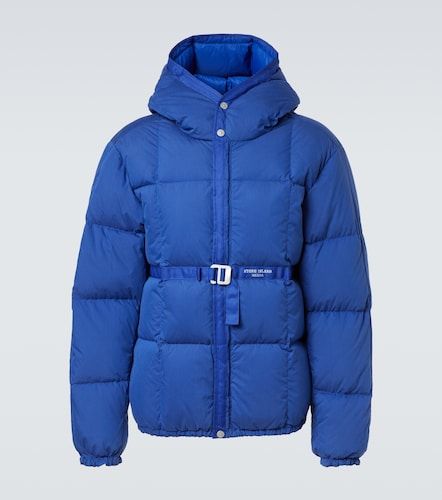 Logo cotton-blend down jacket - Stone Island - Modalova