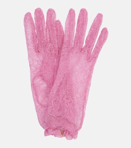 Guantes de encaje con VLogo - Valentino - Modalova