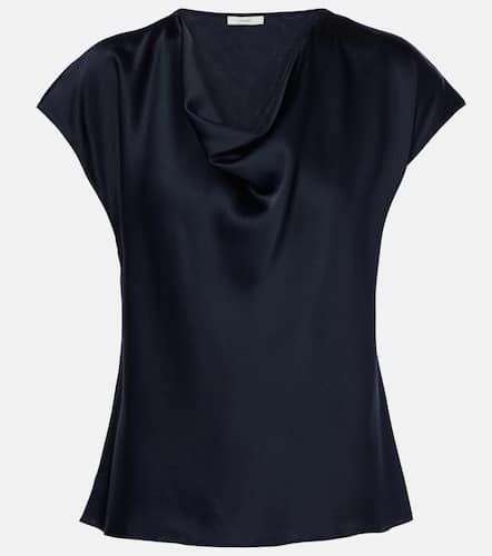 Vince Draped silk satin blouse - Vince - Modalova