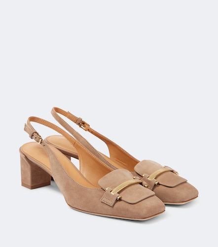 Tod's 50 suede slingback pumps - Tod's - Modalova