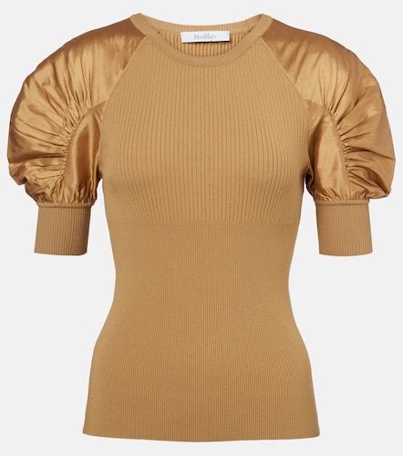 Max Mara Top in crêpe a coste - Max Mara - Modalova