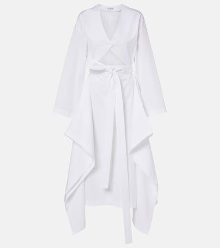 Alaïa Abito midi in popeline di cotone con cut-out - Alaia - Modalova