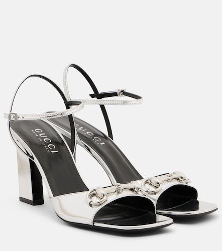 Slingback-Sandalen Signora Horsebit aus Leder - Gucci - Modalova
