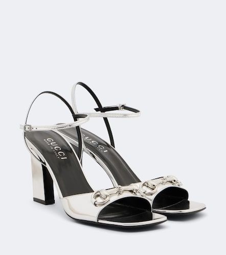 Slingback-Sandalen Signora Horsebit aus Leder - Gucci - Modalova