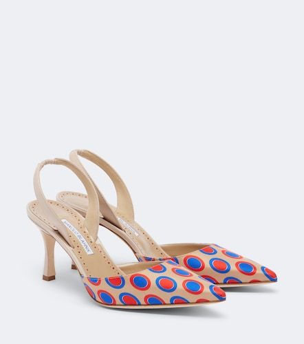 Carolyne polka-dot slingback pumps - Manolo Blahnik - Modalova