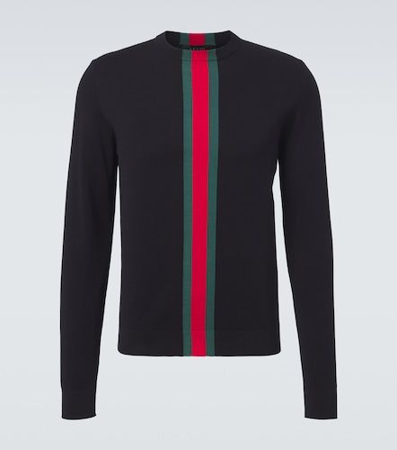 Pullover Web Stripe aus Baumwolle - Gucci - Modalova