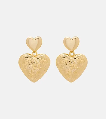 Engraved drop earrings - Self-Portrait - Modalova