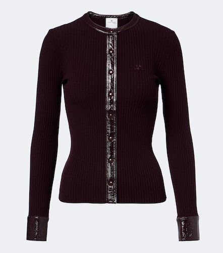 Courrèges Cárdigan acanalado - Courreges - Modalova