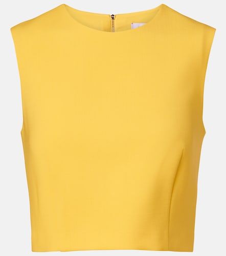 Wool-blend crop top - Carolina Herrera - Modalova