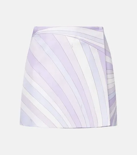 Pucci Iride silk satin wrap skirt - Pucci - Modalova