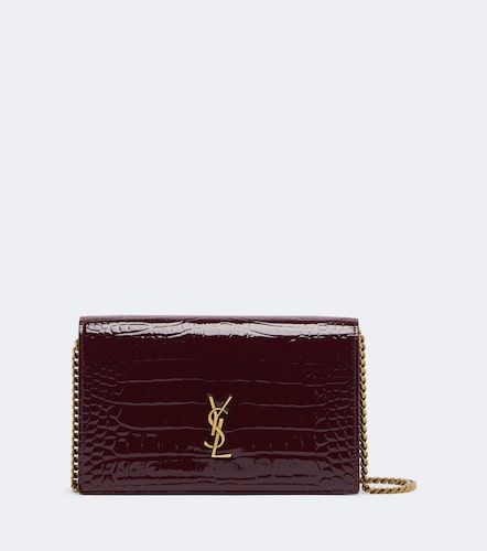 Cartera con cadena Cassandre de charol - Saint Laurent - Modalova