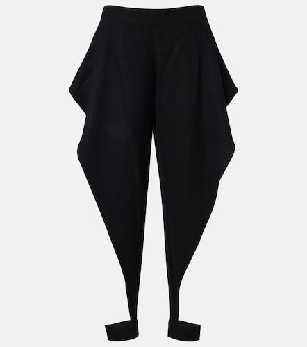 Alaia Draped wool-blend pants - Alaia - Modalova