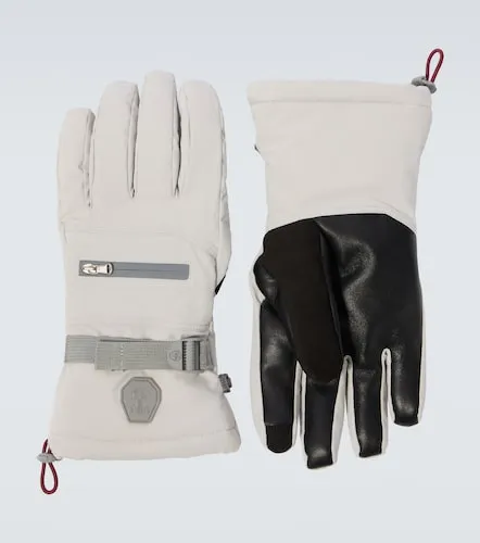 Leather-trimmed ski gloves - Brunello Cucinelli - Modalova