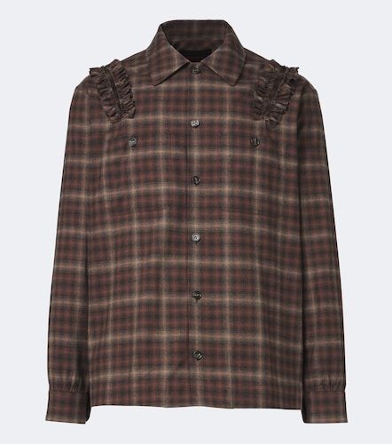 Camicia in flanella di cotone a quadri - Simone Rocha - Modalova