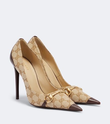 Donna Horsebit GG Canvas pumps - Gucci - Modalova