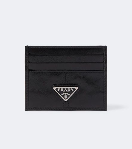Prada Tarjetero de piel grabada - Prada - Modalova