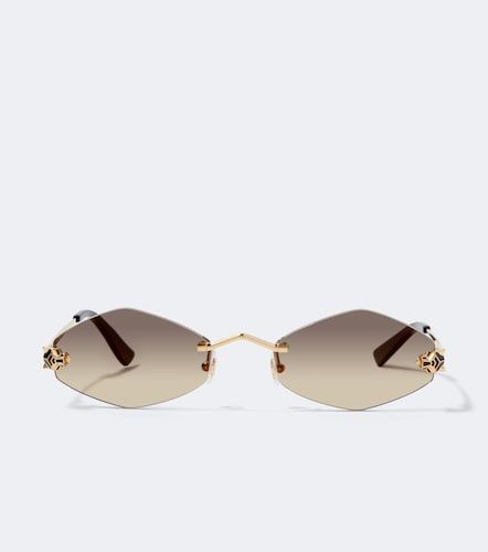 Gafas de sol ovaladas Panthère De Cartier - Cartier Eyewear Collection - Modalova