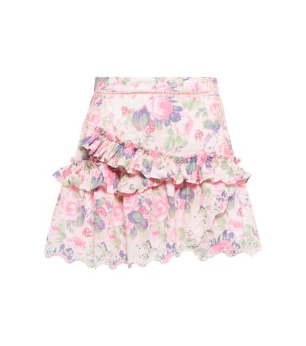 Minifalda Pernille de algodón floral - LoveShackFancy - Modalova