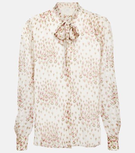 Blusa de seda floral - Giambattista Valli - Modalova